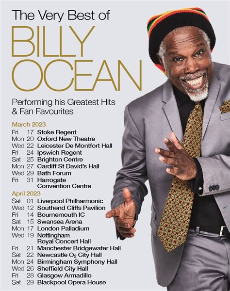 Billy Ocean at Royal Concert Hall Notts (19 Apr 2024)