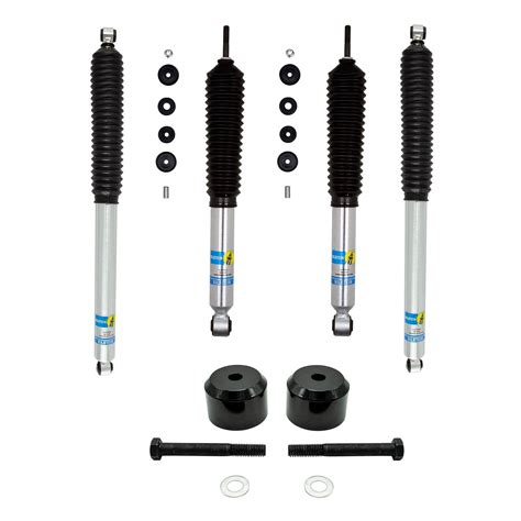 Bilstein 5100 or leveling kit.  Addes the Boost Auto tow mirrors too.  The que...