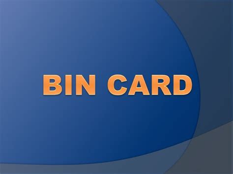 Bin card - SlideShare