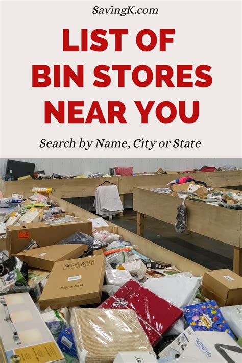 Who we are. Bin 5 is an overstock warehouse that sources good