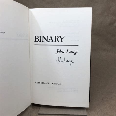 Binary by John Lange - AbeBooks