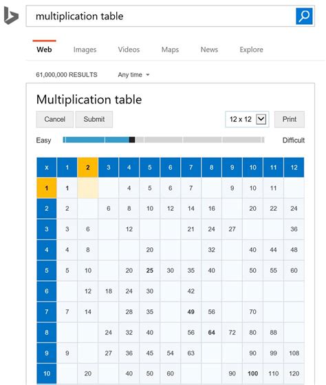 Bing Answers Math