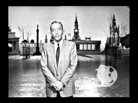 Bing Crosby sings "White Christmas" - TV special 1961