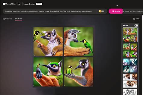 Mar 21, 2023 · Bing Image Creator is an AI-powered tool that generates images from user descriptions. Integrated into Bing and Microsoft Edge, it offers a unique, visually engaging chat experience. Microsoft ... 