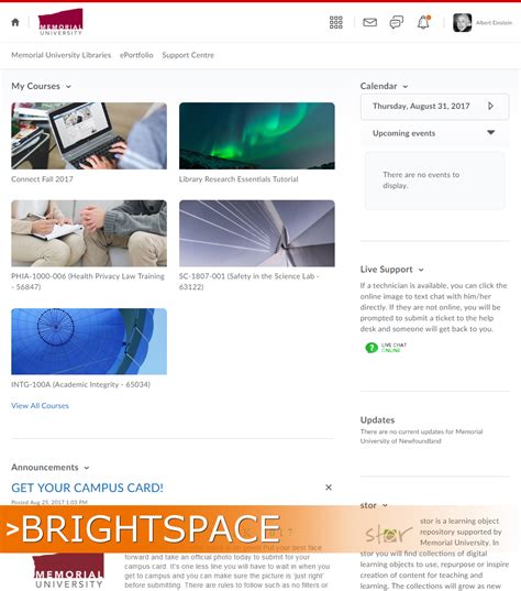 Brightspace is SUNY Oswego’s digital learning plat