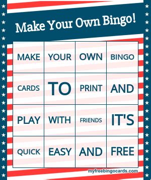 Bingo Card Generator Our Bingo Card Generator Is Free
