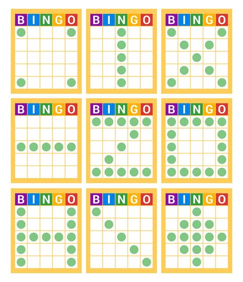 Bingo Card Patterns