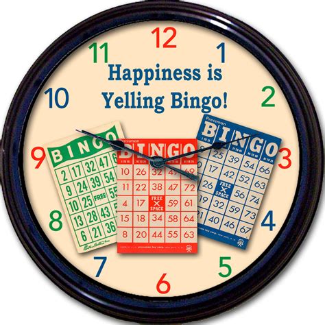 Bingo Clock - Etsy