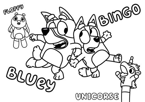 Bingo Coloring Sheets