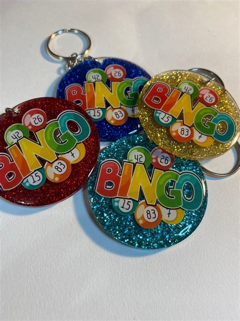 Bingo Keychains - Etsy