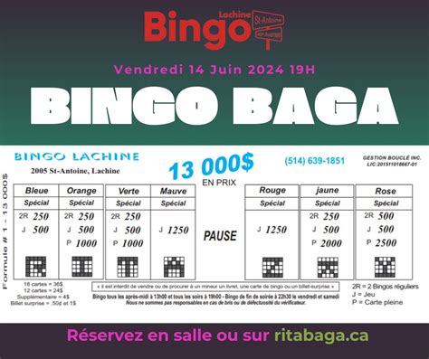 Bingo Lachine - Events Facebook