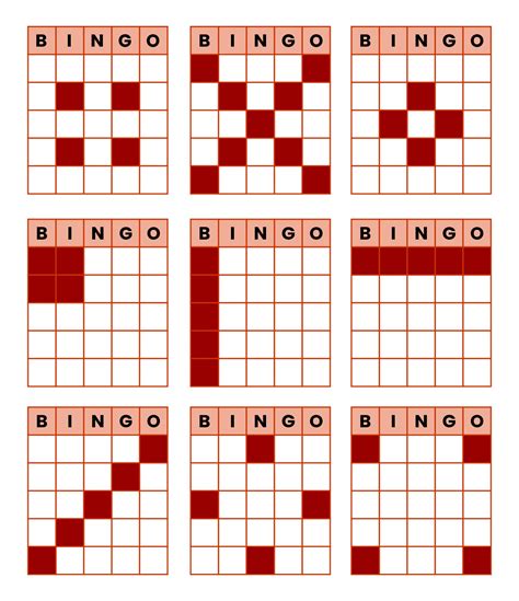 Bingo Patterns Globe Bingo Bingo Patterns Bingo Bingo Games