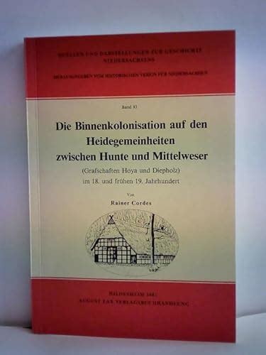 Binnenkolonisation auf den heidegemeinheiten zwischen hunte und mittelweser. - 2001 yamaha 150 hpdi manuale di servizio.