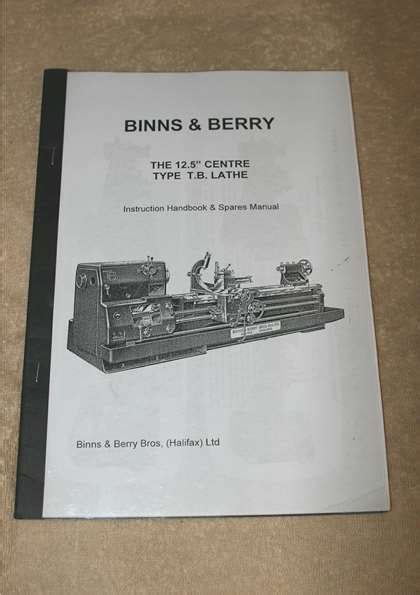 Binns and Berry 6.5-inch Manual store.lathes.co.uk