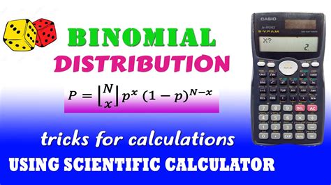 Binomial probability formula calculator.  Use the binomial distribution calcula...
