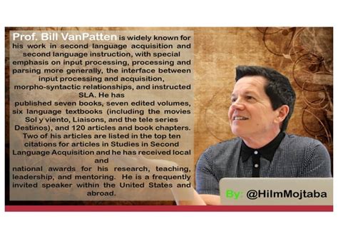 Bio: Prof. VanPatten is