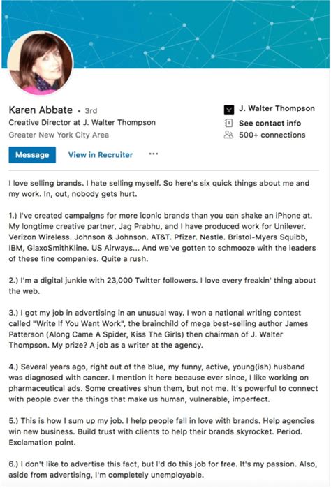 Bio about myself examples