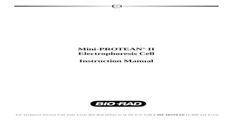 Bio rad instruction manual for mini protean ii. - Aroma rice cooker arc 1000 instruction manual.