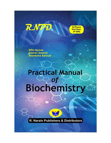 Biochemistry practical manual for msc students. - Jenn air jdb 5 dishwasher service manual.