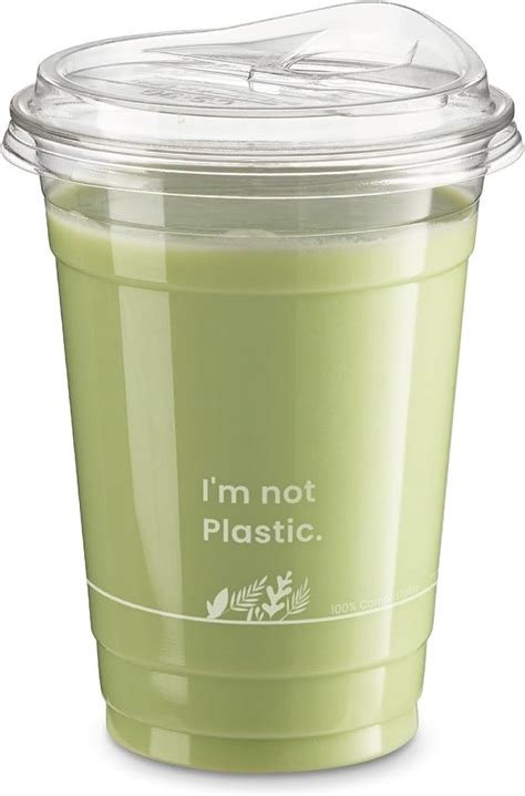 Biodegradable cold cups.  Compostable Cold Cups that are certified compostable ...