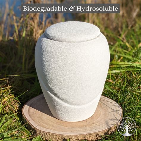 Biodegradable urns for ground burial.  This urn is completely biodegrada...