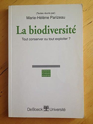 Biodiversité, tout conserver ou tout exploiter?. - Profecias de nostradamus - tomo 2 para el ao 2000.