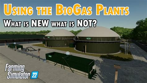 Biogas plant 1mw fs22.  It can be used with or without purchasing it.  ...