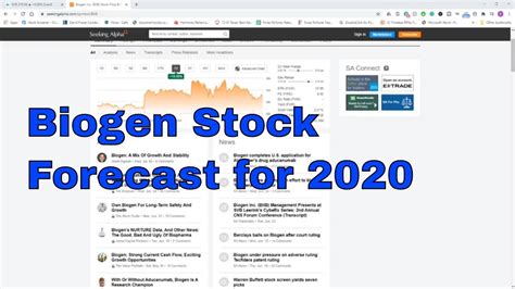 Biogen stock forecast. Things To Know About Biogen stock forecast. 