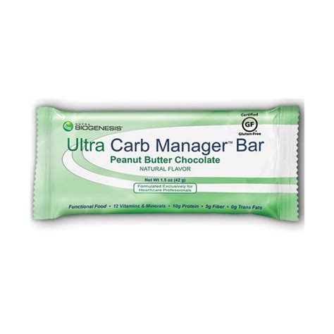 Biogenesis Ultra Low Carb Bars, Peanut Butter Chocolate 15-Bars …