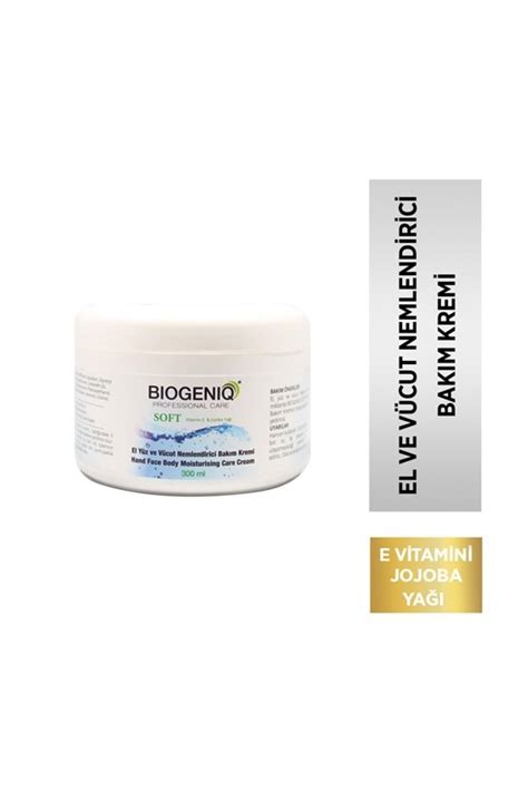 Biogeniq El Yüz ve Vücut Nemlendirici Bakım Kremi 300 Ml . 