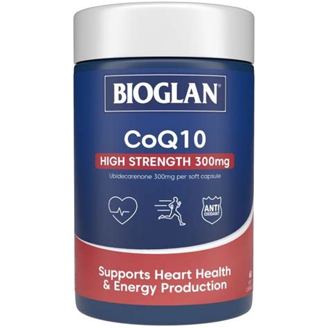 Bioglan CoQ10 High Strength 300mg Cap X 60 - Pharmacy …