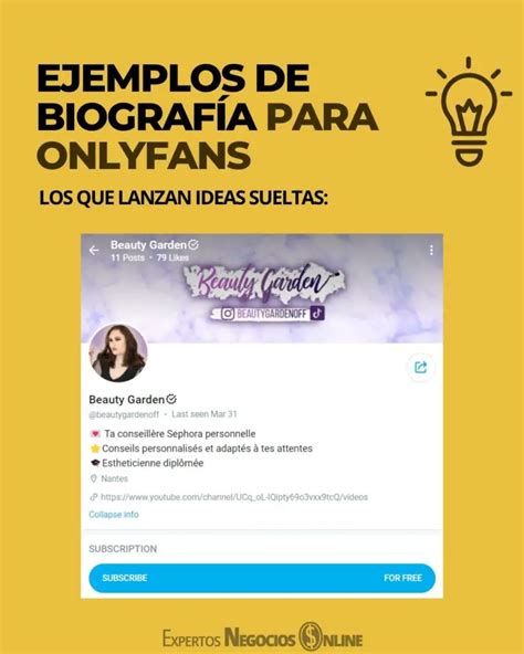 Biografía de onlyfans