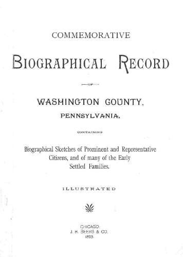 Biographic Record of Washington County - Genealogy …