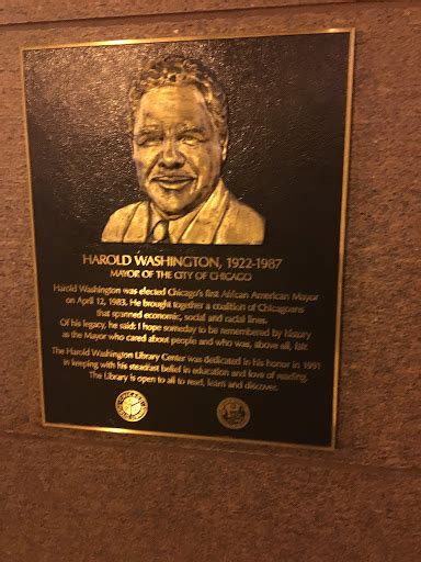 Biographical Note. Harold Washington was