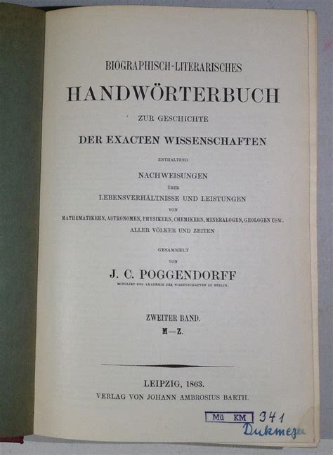Biographisch literarisches handwörterbuch zur geschichte der exacten wissenschaften. - Manuale officina malaguti phantom max 125.