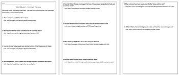 Biography WebQuest - Friedrich Nietzsche - 10 Questions ...