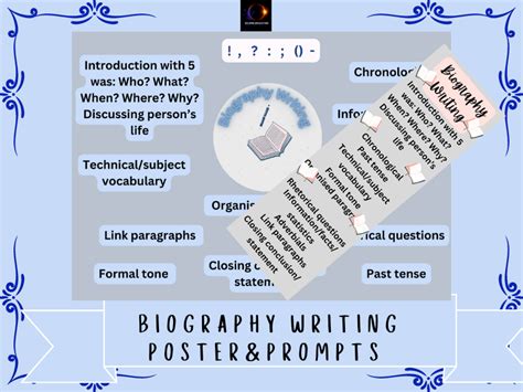 Biography and writing prompt of