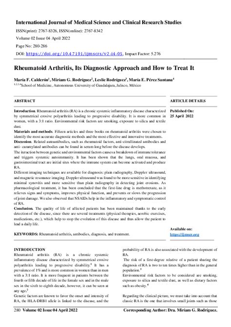 Biography approach to arthritis pdf