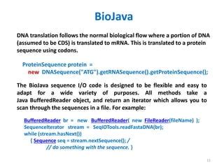 Biography biohazard bioidentical bioinformatics biojava