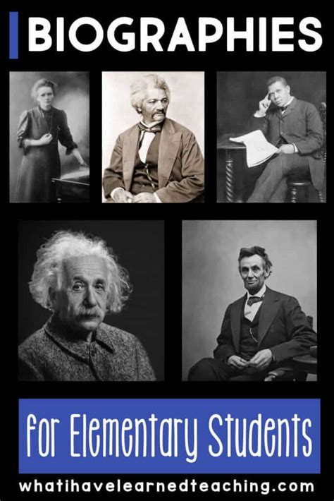 Biography for elementry