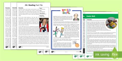 Biography introduction examples for kids video ideas