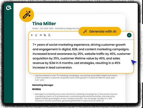 Biography keywords generator