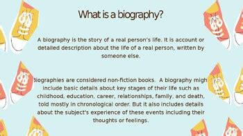 Biography library lesson 2