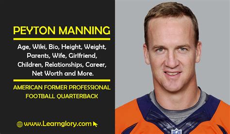 Biography manning peyton site