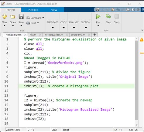 Biography matlab code for image