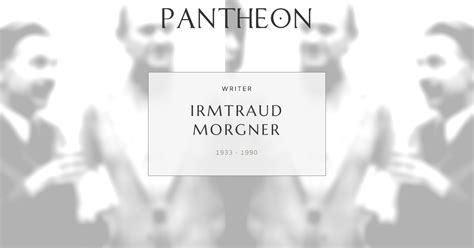 Biography of Irmtraud Morgner