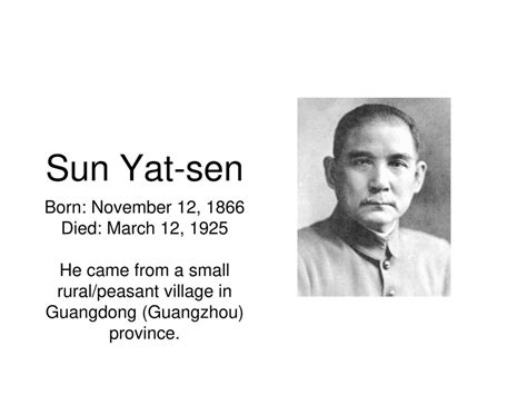 Biography of Sun Yat-Sen|Bernard
