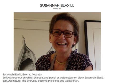 Biography of Susannah Blaxill