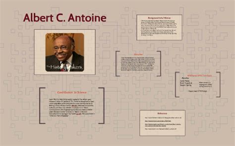 Biography of albert c antoine invent