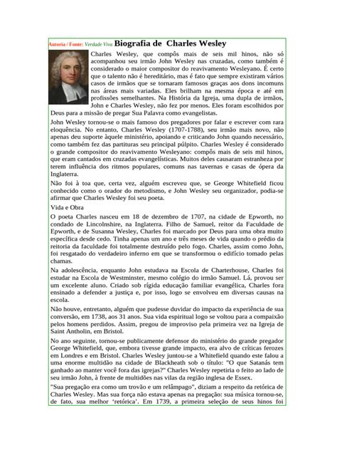 Biography of charles wesley pdf viewer